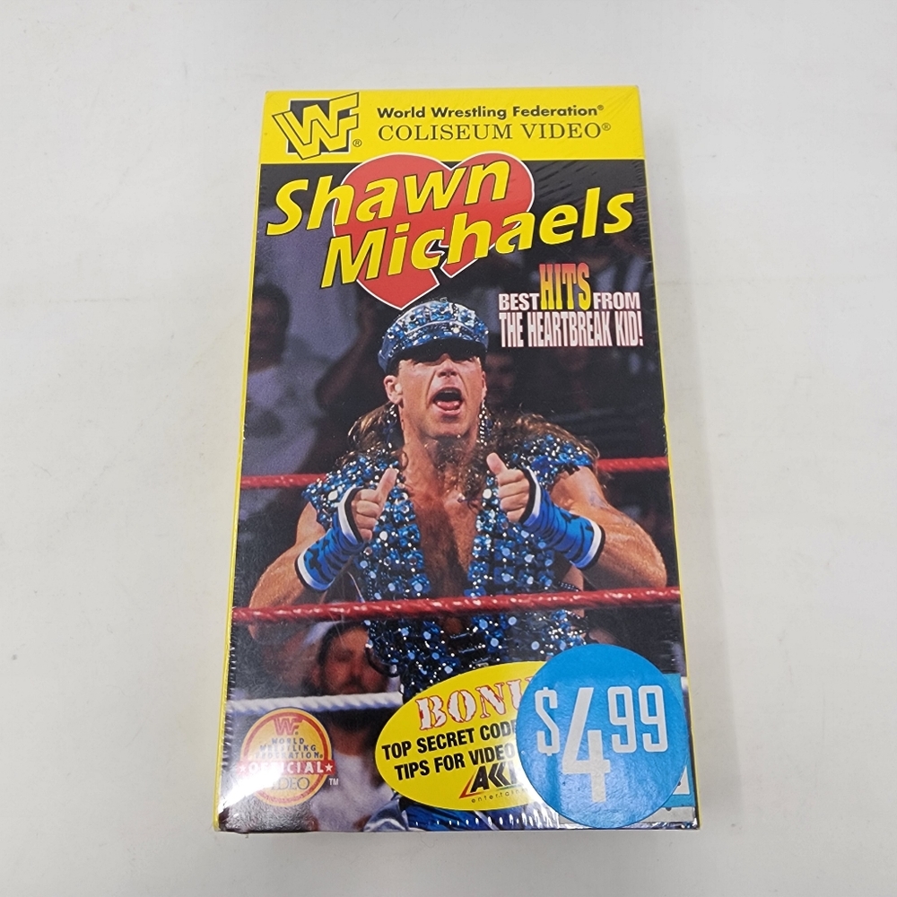 WWF Shawn Michaels Best Hits from the Heartbreak Kid VHS SEALED NEW NIP